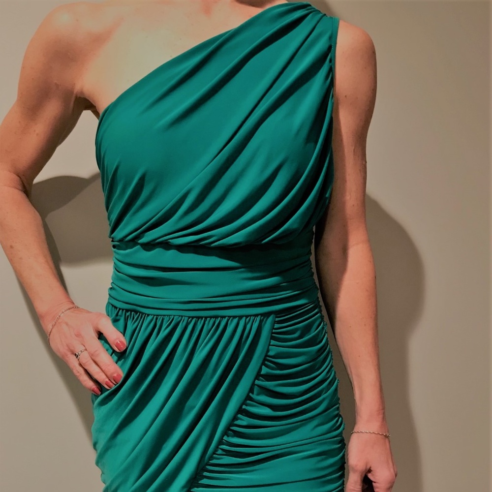 One shoulder dress by Soprano
